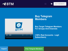 'buytelegrammember.net' screenshot
