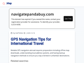 Navigatepandabuy homepage screenshot