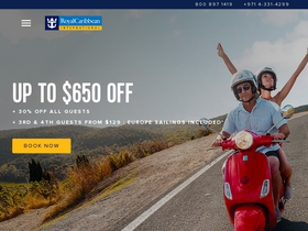 'royalcaribbean.ae' screenshot