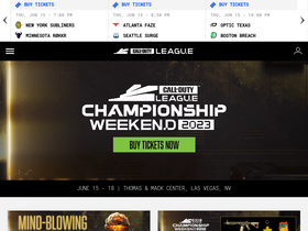 'callofdutyleague.com' screenshot