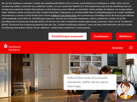 'sparkasse-landshut.de' screenshot