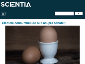 'scientia.ro' screenshot