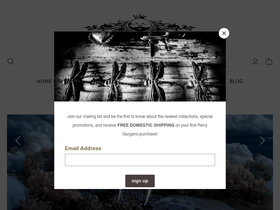 perrygargano.com homepage screenshot