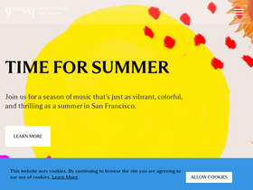 'sfsymphony.org' screenshot