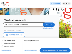 'ntvg.nl' screenshot