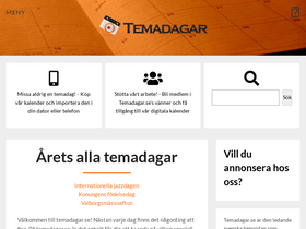 'temadagar.se' screenshot