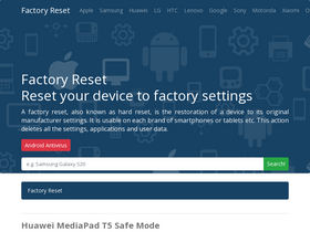 'factoryreset.net' screenshot