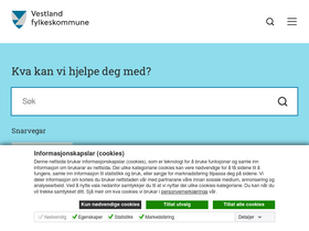 'vestlandfylke.no' screenshot