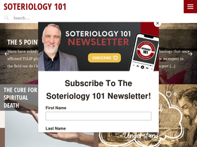 'soteriology101.com' screenshot