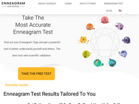 'enneagramuniverse.com' screenshot