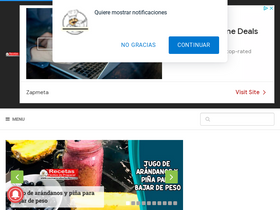 'cocinarecetasfaciles.com' screenshot