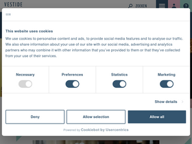 'vestide.nl' screenshot
