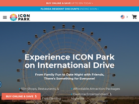 'iconparkorlando.com' screenshot