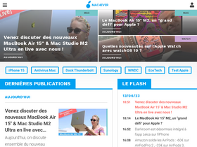 'mac4ever.com' screenshot