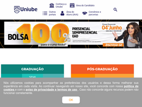 'uniube.br' screenshot