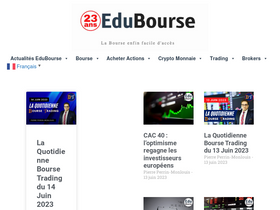 'edubourse.com' screenshot