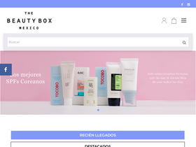'thebeautyboxmexico.com' screenshot