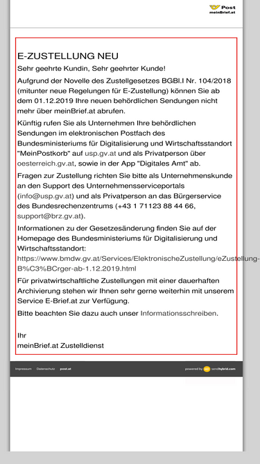 meinbrief.at