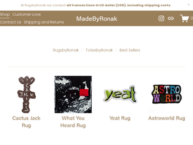 madebyronak.co homepage screenshot