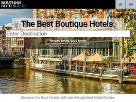 'boutiquehotelsguides.com' screenshot