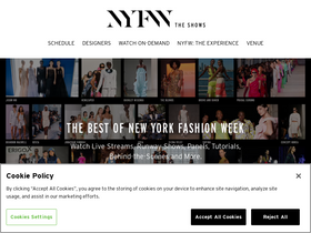 'nyfw.com' screenshot