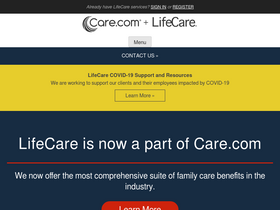 'lifecare.com' screenshot