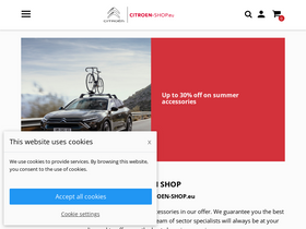 'citroen-shop.eu' screenshot