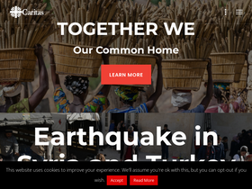 'caritas.org' screenshot