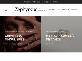 zephyrade.com homepage screenshot