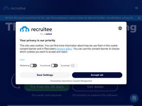 'runwayextenders.recruitee.com' screenshot
