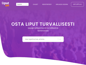 'liputon.fi' screenshot