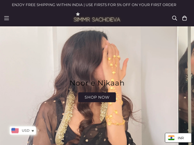 simmrsachdeva.com homepage screenshot