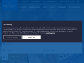 'bahia-principe.com' screenshot