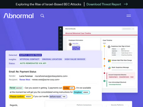 'abnormalsecurity.com' screenshot