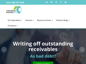 'medicalbillersandcoders.com' screenshot