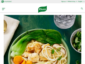 'knorr.com' screenshot