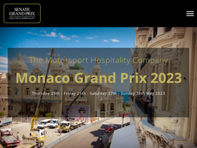 'senategrandprix.com' screenshot