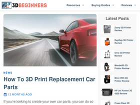 '3dbeginners.com' screenshot