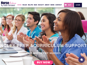 'nurseachieve.com' screenshot