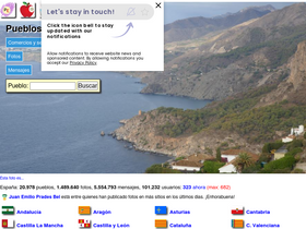 'verpueblos.com' screenshot