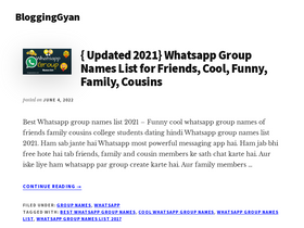 blogginggyan.com