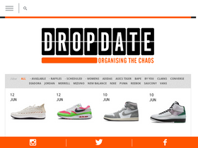 'thedropdate.com' screenshot
