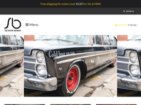 sheppartonbrewery.com.au homepage screenshot