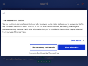 'mattsleeps.com' screenshot