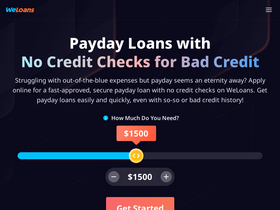'weloans.com' screenshot