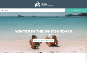 'cruisewhitsundays.com' screenshot