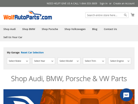 'wolfautoparts.com' screenshot