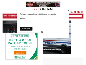 'durhamradionews.com' screenshot