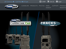 'cuddeback.com' screenshot