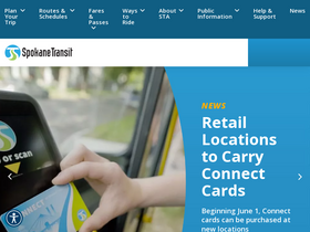 'spokanetransit.com' screenshot